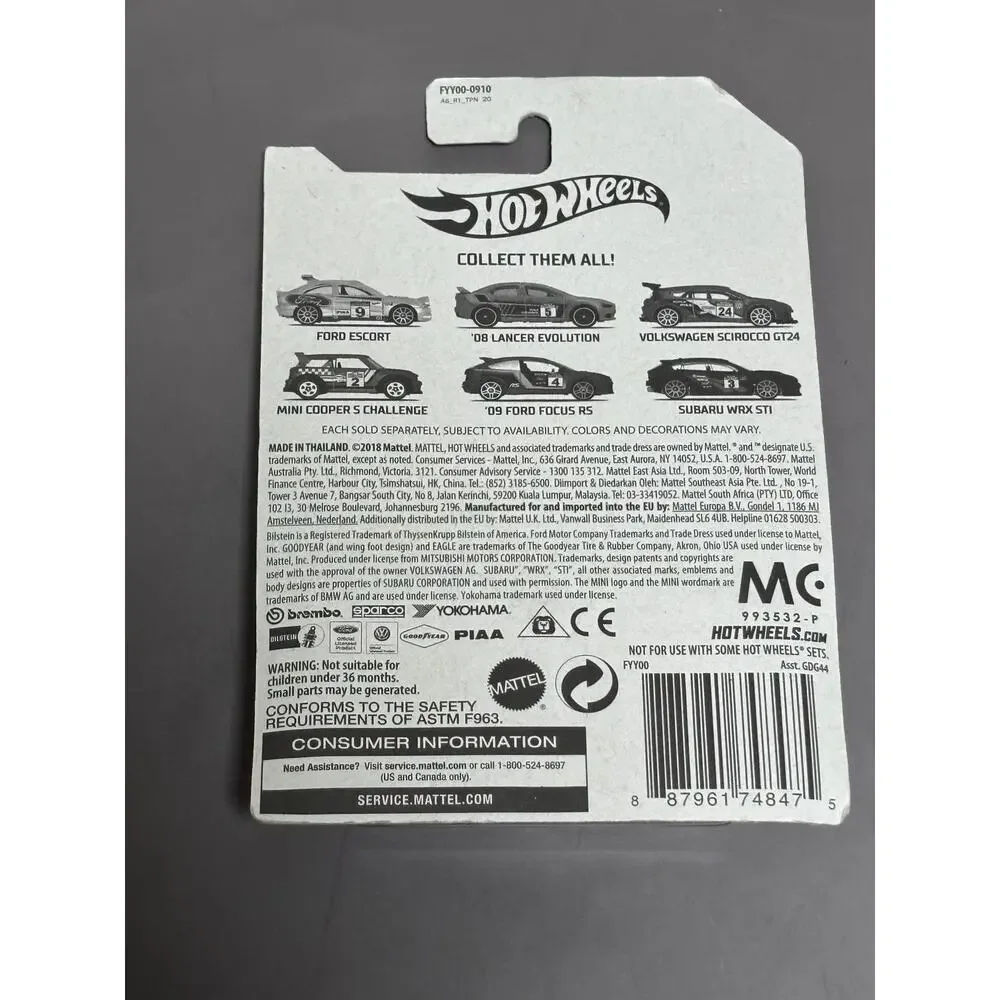 Hot Wheels Volkswagen Scirocco GT24 (2018) Mattel Green 3/6 New